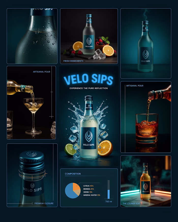 A premium  product advertising