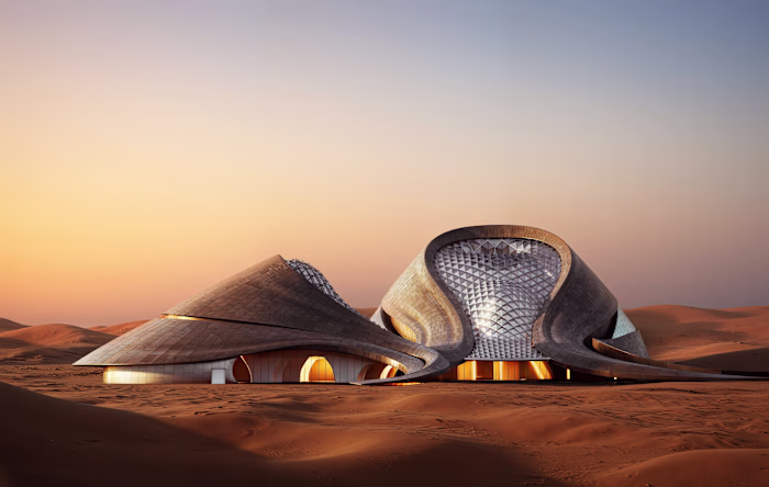 Desert Hotel Concept | Exterior & Interior CGI