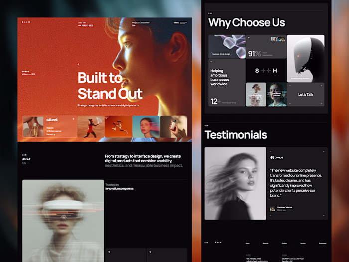 Shora - Creative Agency Landing Page