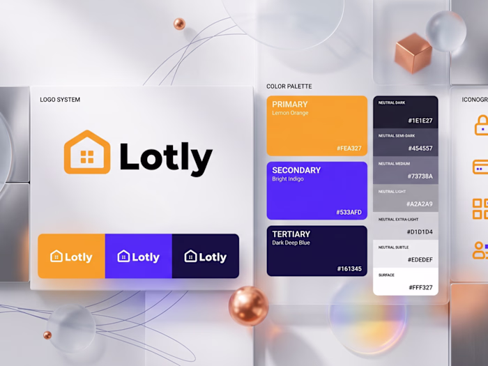 Lotly Brand Identity & Icon System
