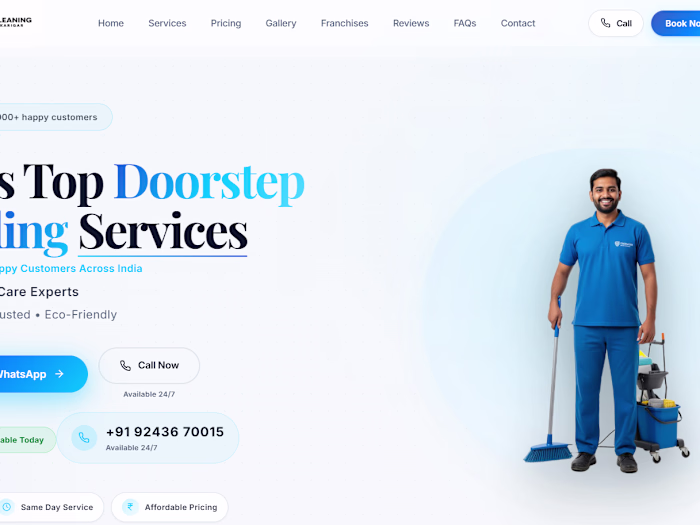 CleaningKarigar — Website Rebuild & Conversion-Focused UX