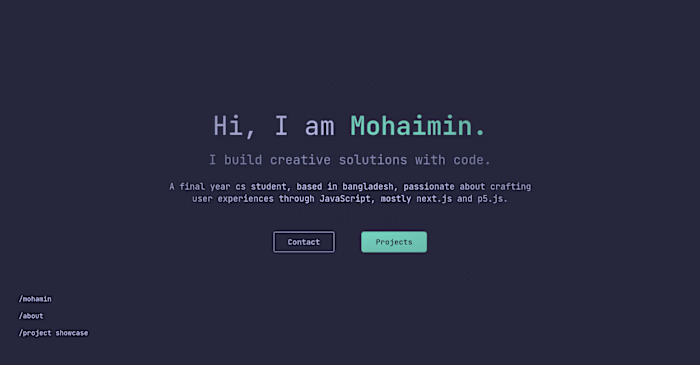 Personal Portfolio