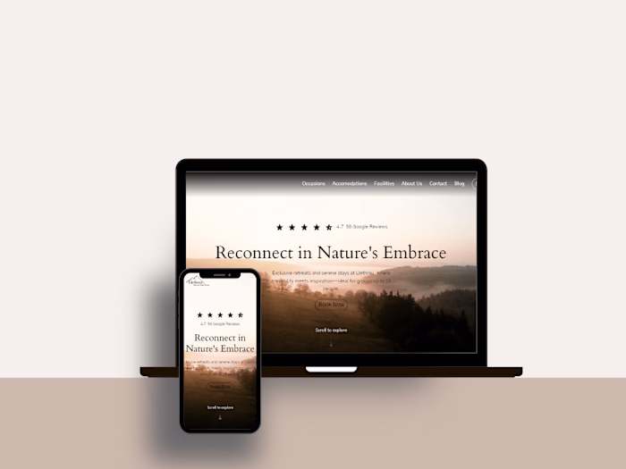 Letharu Nature and Retreats Hotel Website Design