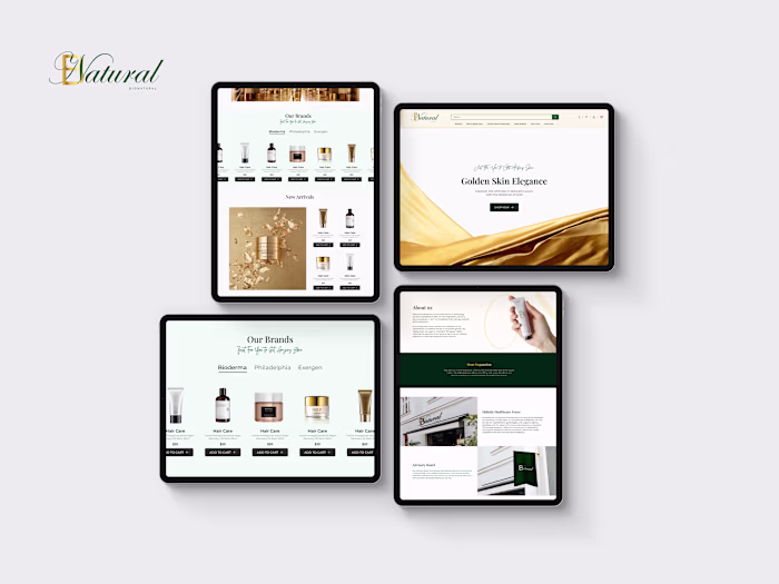 Bionatural x Bioderma: Ecommerce Skincare Website
