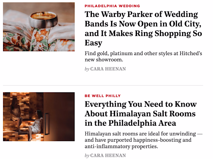 Cara Heenan - Author - Philadelphia Magazine