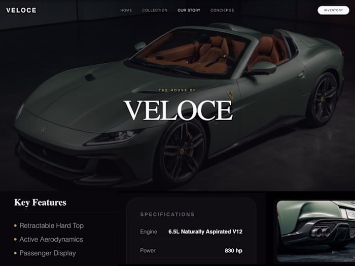 VELOCE: Redefining Digital Luxury —