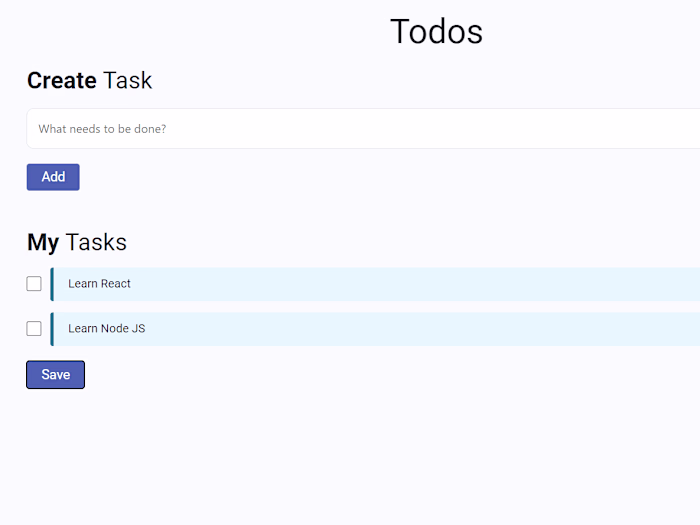 Todos Application