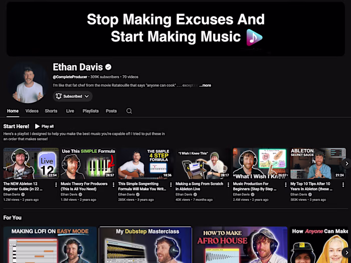 YouTube Video Editing — Ethan Davis