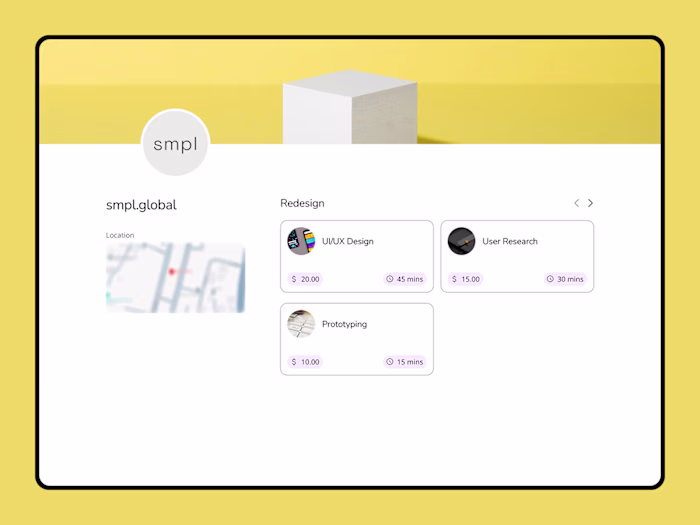 Picktime — simpler booking UI/UX