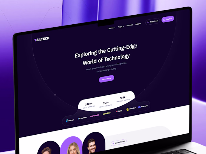 TailTech - SaaS Product Website Raj Kansagra