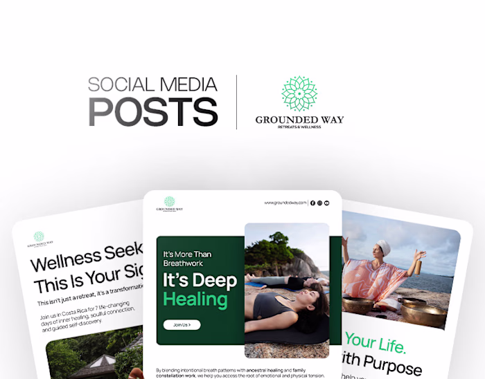Social Media Posts - Grounded Way