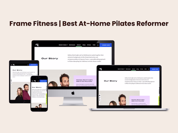 E-Commerce Platform for Frame Fitness