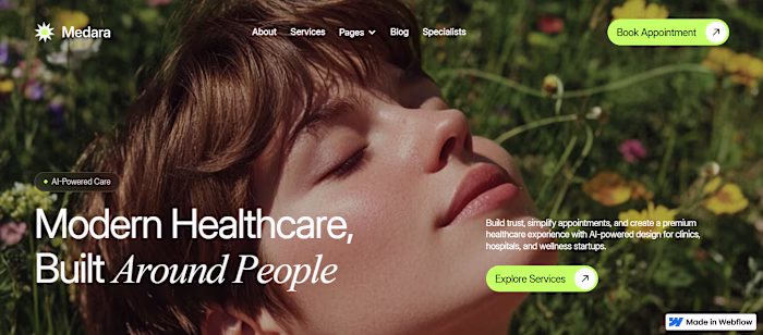 Creation of Medara Healthcare Website