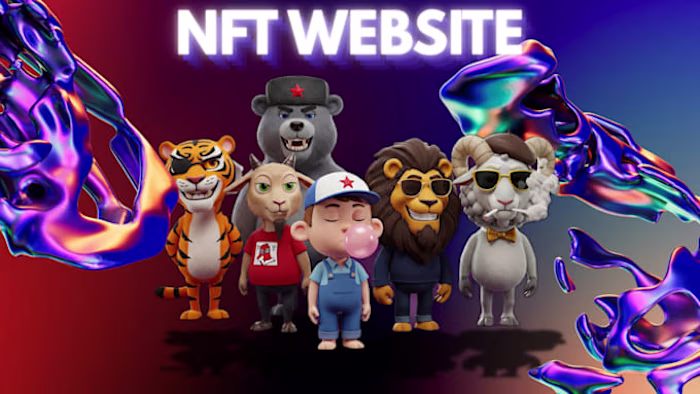 Interactive NFT Website Design