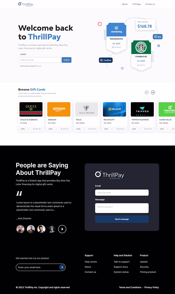 Thrill Pay — Buy Now, Pay Later App Thrill Pay is a Buy Now,...