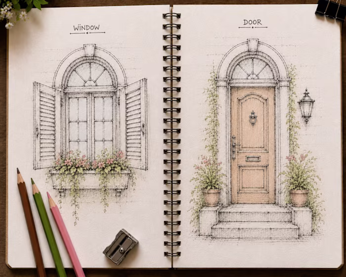 From sketch to subtle color
