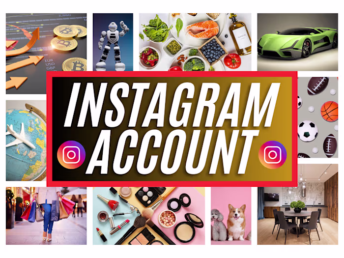 Get Instagram account with 2000+ followers