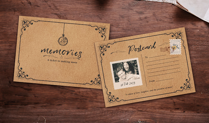 Vintage Postcard Design