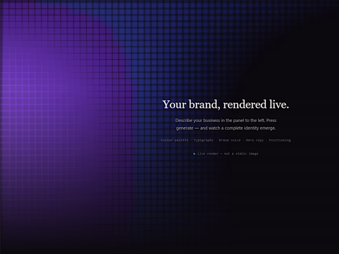 AURA is a brand identity