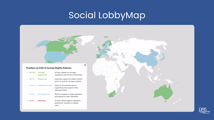 Development of Social LobbyMap Interactive Research Platform