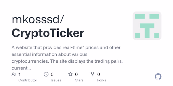 mkosssd/CryptoTicker