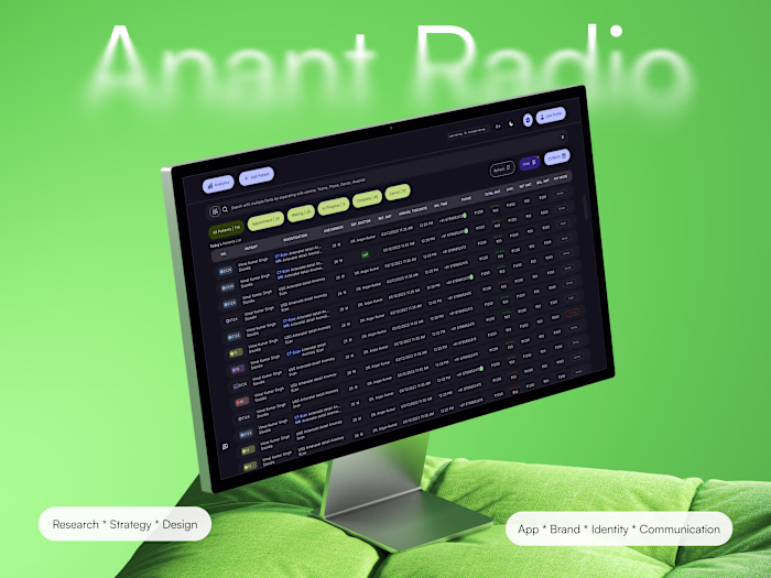 Anant Radio | Product, Branding & Website Design