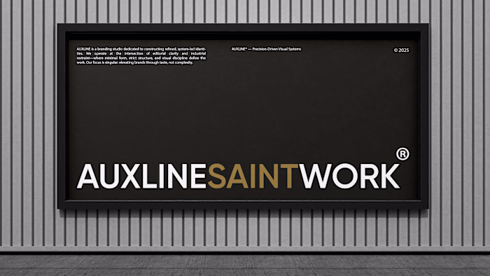 Interior Design Practice Identity AUXLINESAINTWORK®
