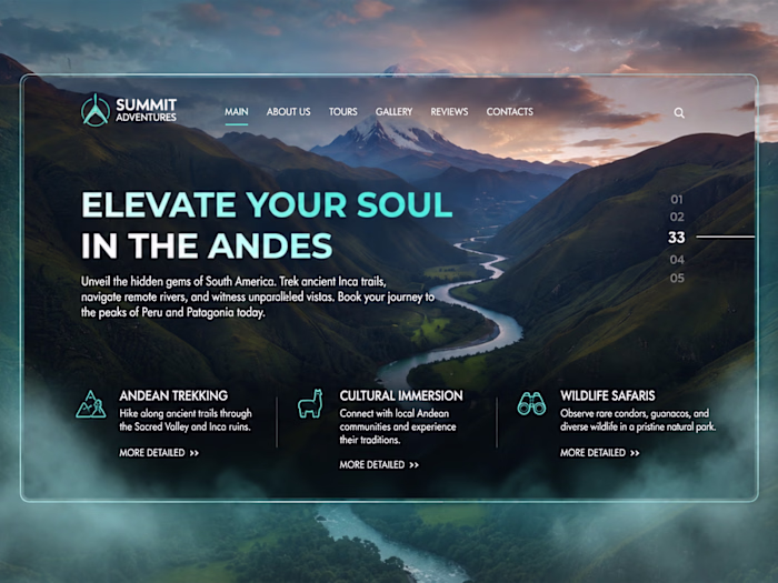 Summit Adventures — Travel Website Design and Development