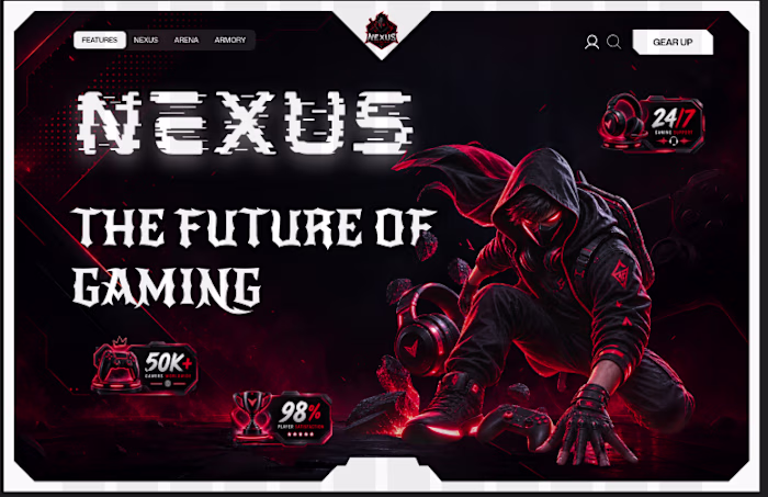 I designed NEXUS, a futuristic