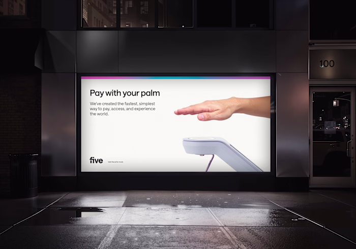 Brand identity for Five, founded by ex-Revolut employees.