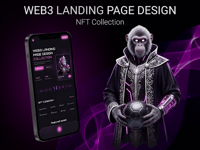 NFT Collection Interactive Showcase Design