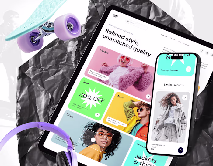 Drft Store. E-commerce.