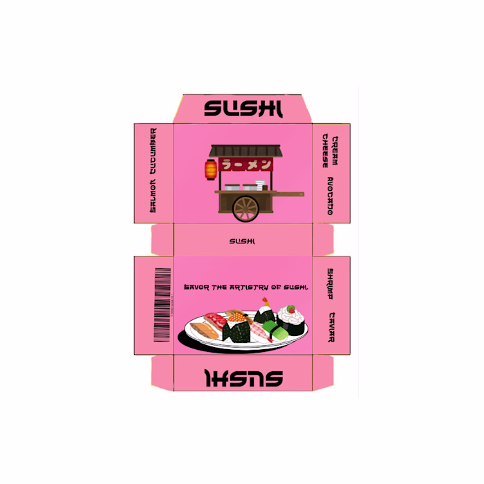 Digital Product Packaging Design for a Brand