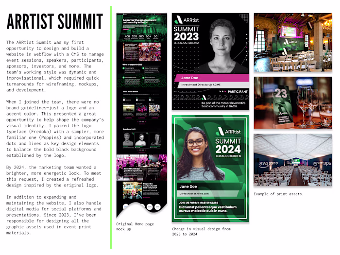 The ARRtist Summit
