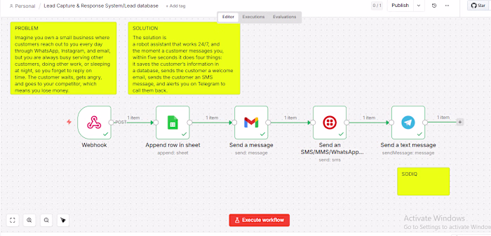 SHORT DESCRIPTION
Built a 24/7 automated