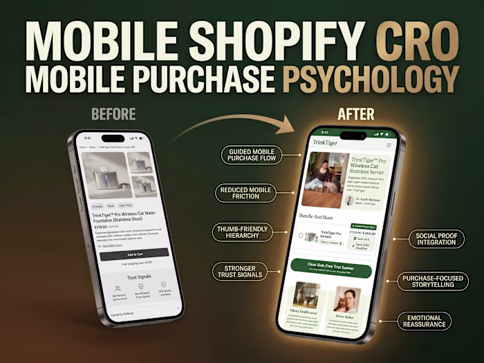 Trinktiger | CRO Redesign Improving Purchase Confidence