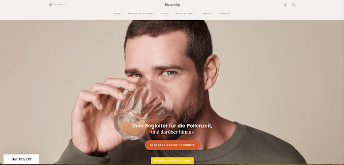 Optimize a Pollen Supplement Storefront