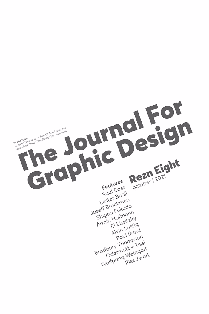typography layout on Behance
