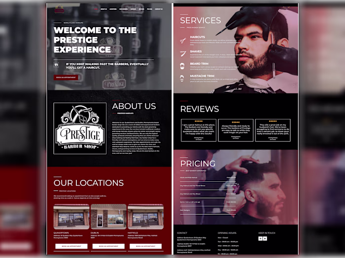 BARBER WEBSITE
