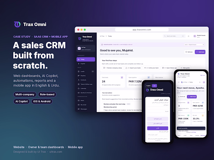 Development of Trax Omni Sales CRM