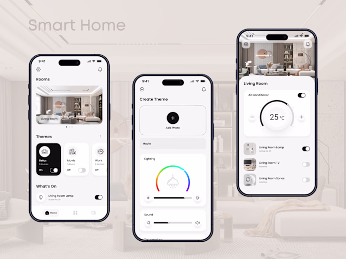 Smart Home App UI/UX Design