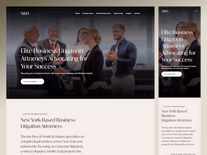 Law Firm - Website Design