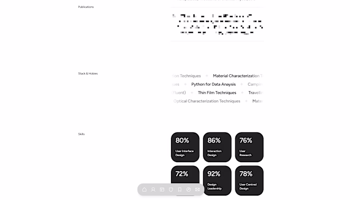 Professional CV Landing Page
