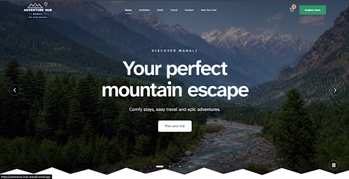 Built a responsive tour and