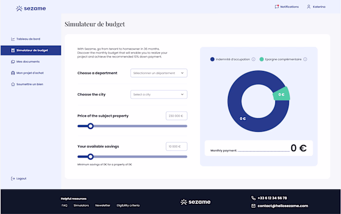 Sezame PropTech platform for home leasing