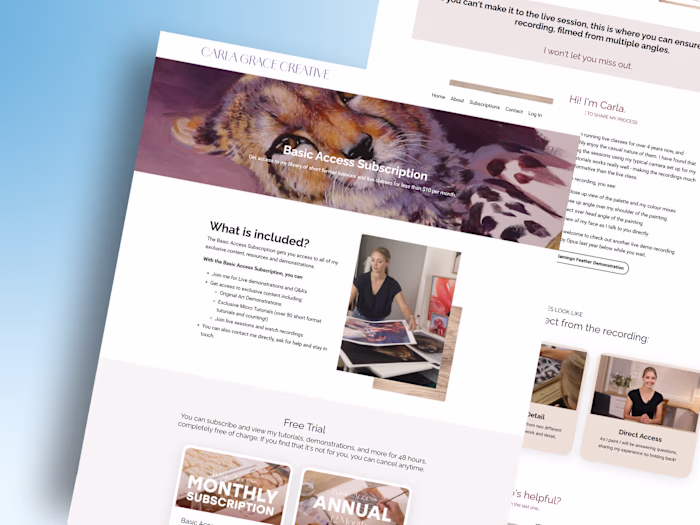 Landing Page Optimisation for Creative Education