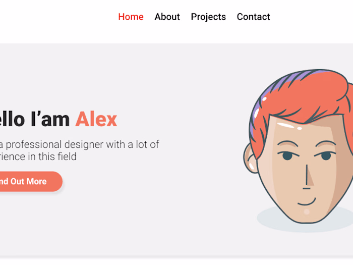 WEB PORTOFOLIO UI / UX