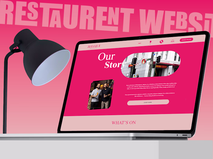 Vibrant Restaurant Website Design on Wix