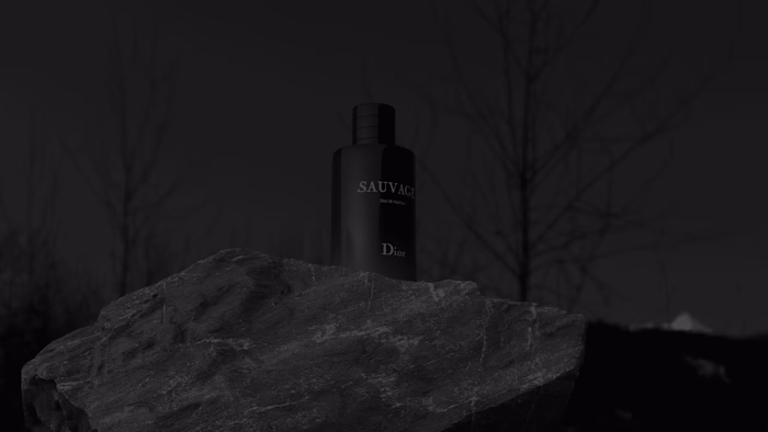 Dark Aesthetic Product Render: Dior Sauvage
