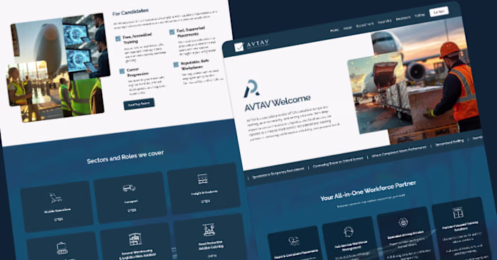 Project Overview AVTAV || Webflow design & development || Re...